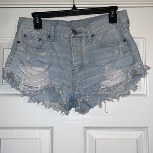 Denim shorts